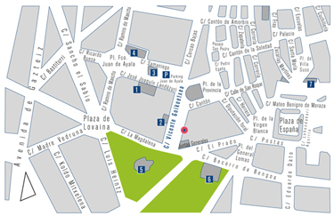 Mapa de situacin de nuestras oficinas de Vitoria-Gasteiz