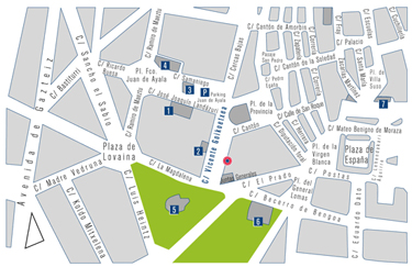 Mapa de situaci�n de nuestras oficinas de Vitoria-Gasteiz